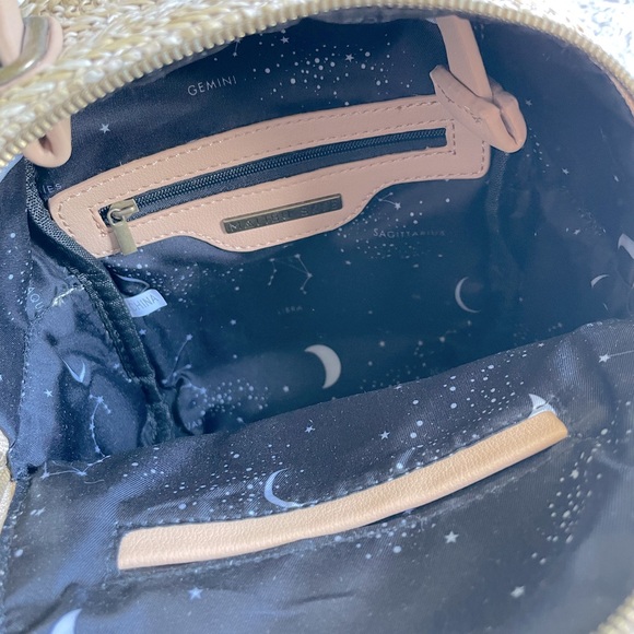 Malibu Skye Raffia Convertible Backpack - Picture 4 of 4